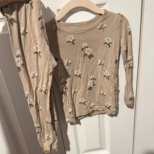 Khaki Magnolia PJ Set